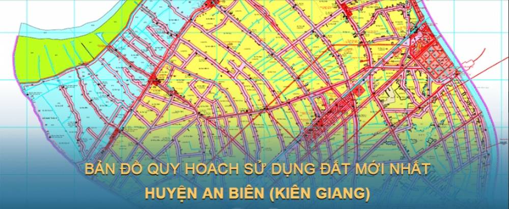 Bản đồ quy hoạch sử dụng đất huyện An Biên (Kiên Giang) đến năm 2030