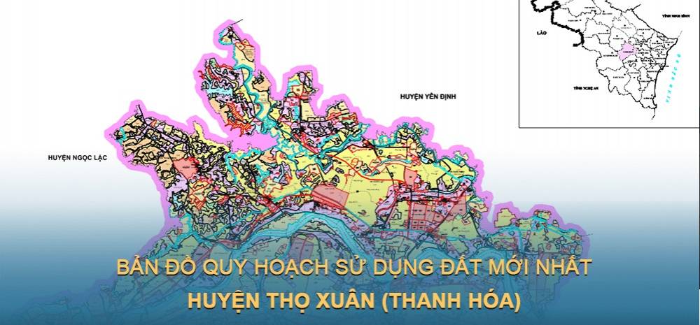 Bản đồ quy hoạch sử dụng đất huyện Thọ Xuân (Thanh Hóa) đến năm 2030