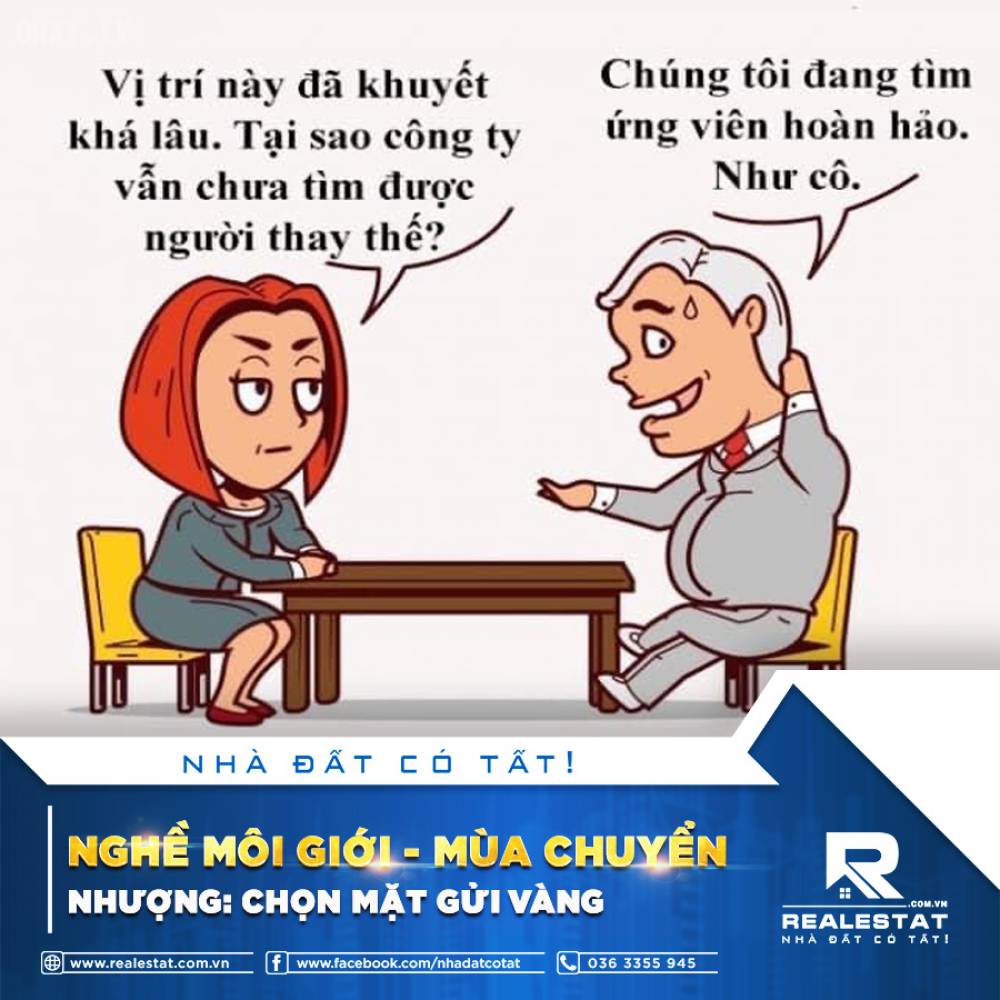 NGHỀ MÔI GIỚI - MÙA CHUYỂN NHƯỢNG: CHỌN MẶT GỬI VÀNG.