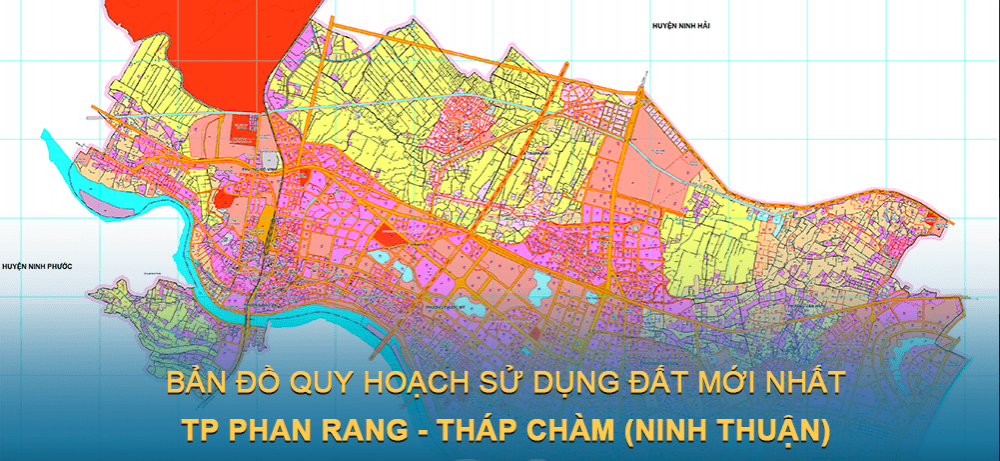 Bản đồ quy hoạch sử dụng đất Thành phố Phan Rang – Tháp Chàm (Ninh Thuận) giai đoạn năm 2021 – 2030
