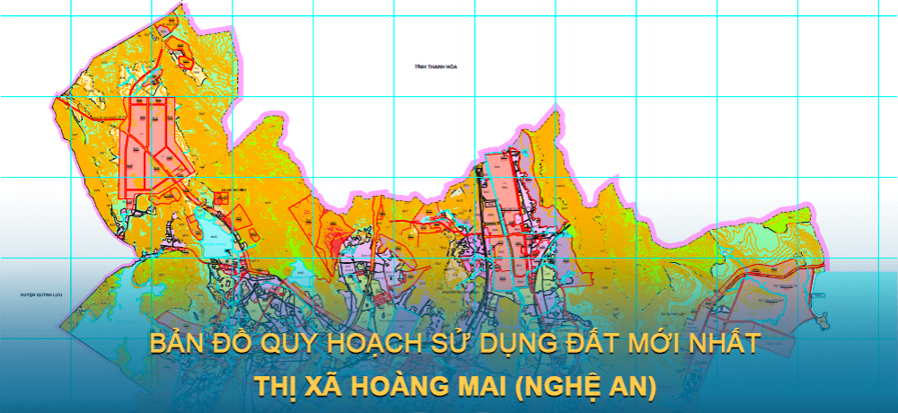Bản đồ quy hoạch sử dụng đất Thị xã Hoàng Mai (Nghệ An) giai đoạn năm 2021 – 2030