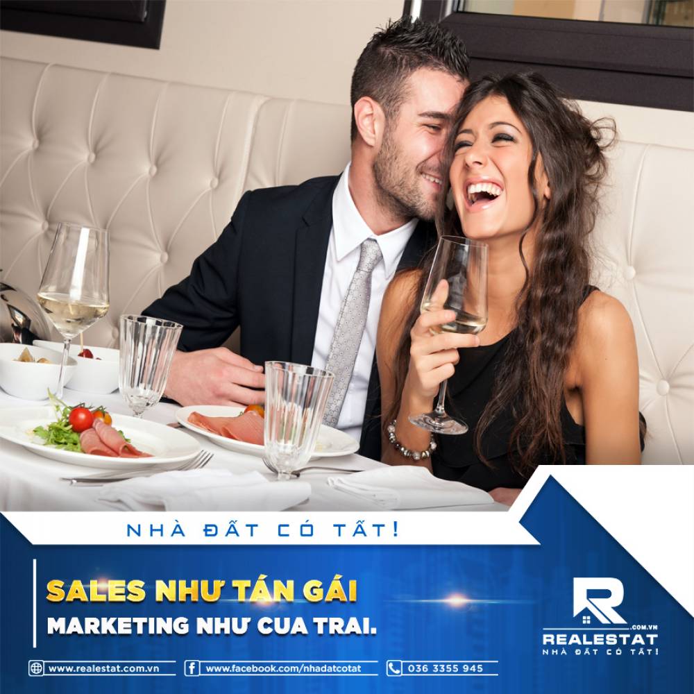 SALES NHƯ TÁN GÁI, MARKETING NHƯ CUA TRAI.