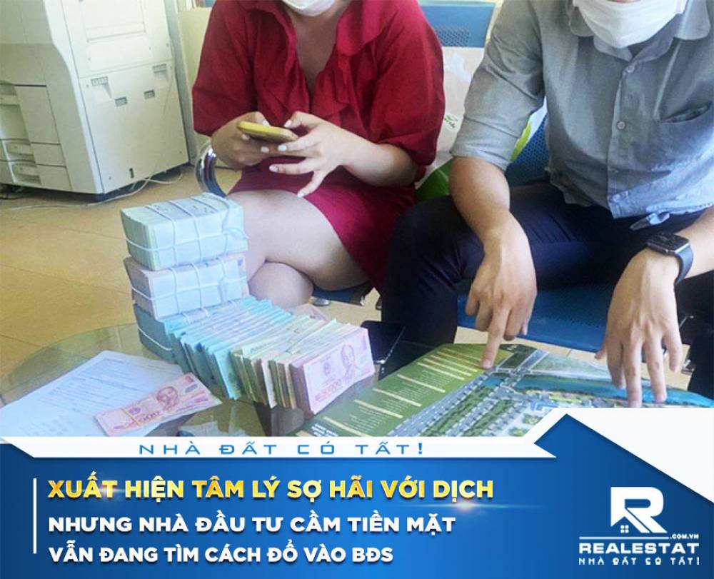 Xuất hiện tâm lý sợ hãi với dịch, nhưng nhà đầu tư cầm tiền mặt vẫn đang tìm cách đổ vào BĐS