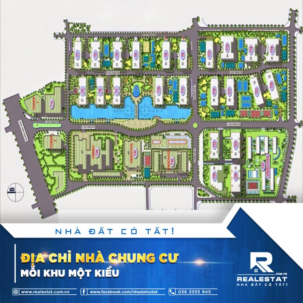 ĐỊA CHỈ NHÀ CHUNG CƯ: MỖI KHU MỘT KIỂU