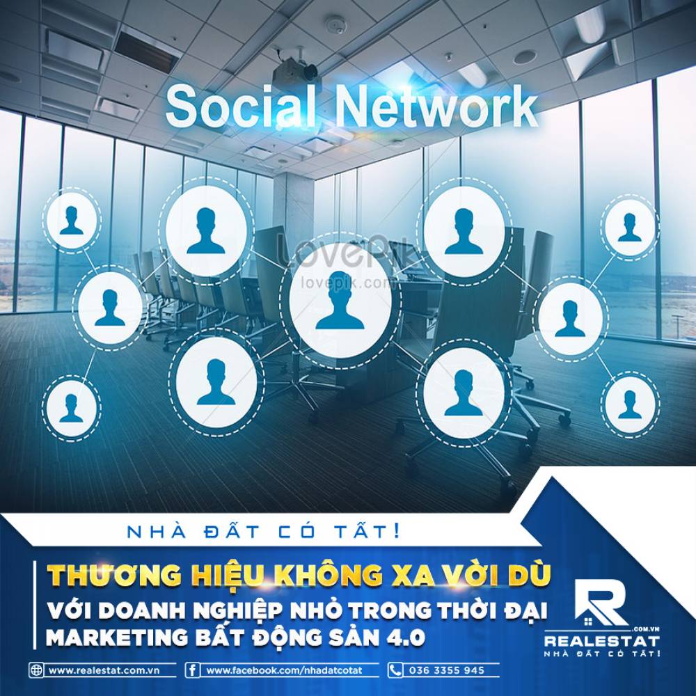 THƯƠNG HIỆU KHÔNG XA VỜI DÙ VỚI DOANH NGHIỆP NHỎ TRONG THỜI ĐẠI MARKETING BẤT ĐỘNG SẢN 4.0