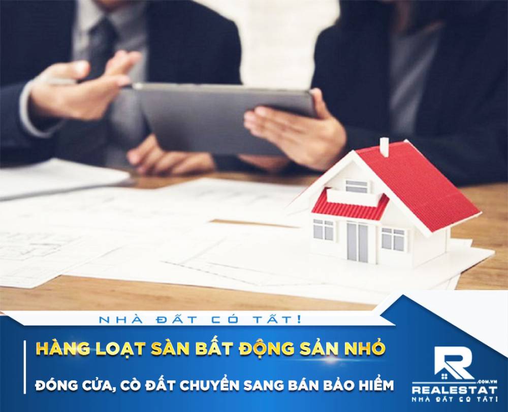 Hàng loạt sàn bất động sản nhỏ đóng cửa, cò đất chuyển sang bán bảo hiểm