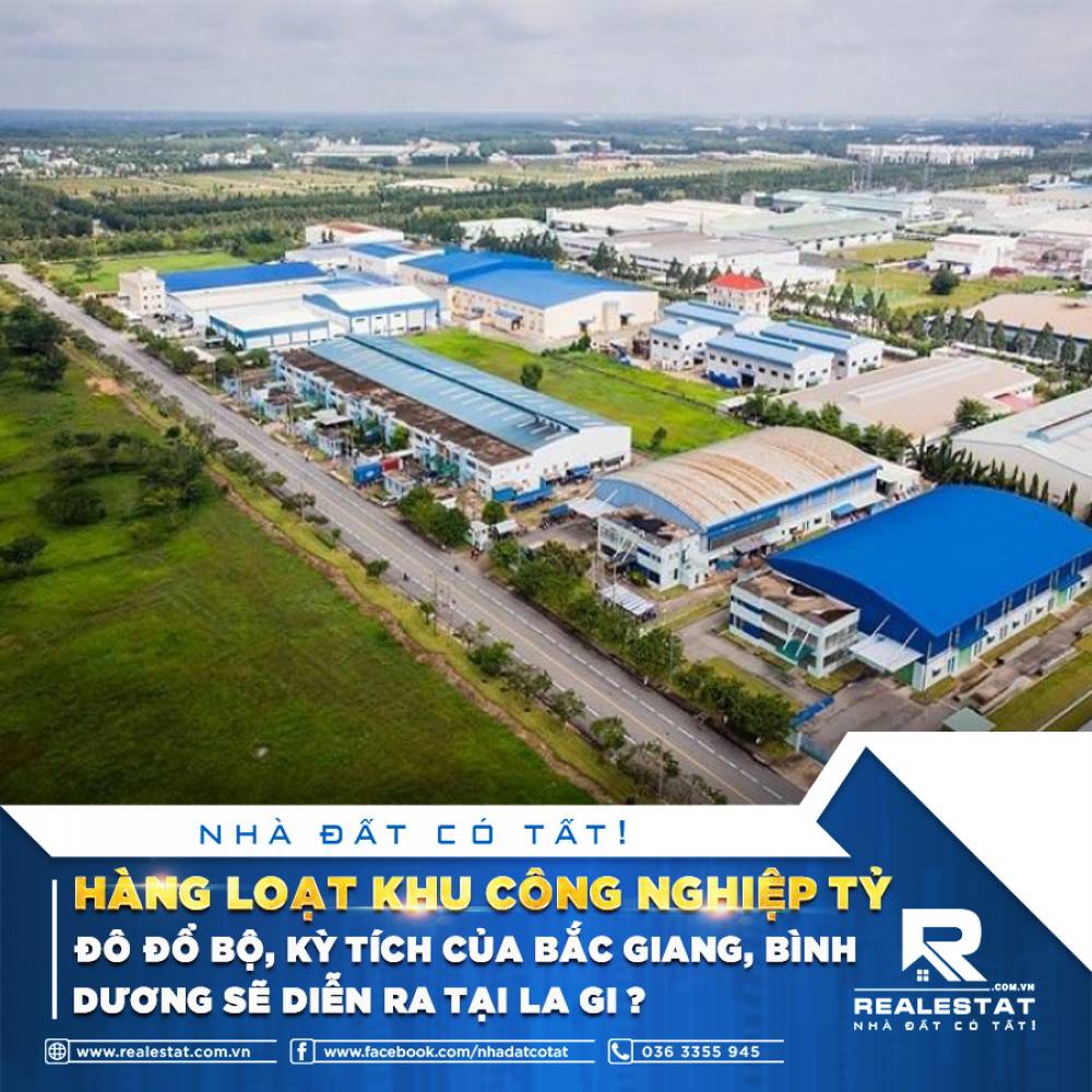 HÀNG LOẠT KHU CÔNG NGHIỆP TỶ ĐÔ ĐỔ BỘ, KỲ TÍCH CỦA BẮC GIANG, BÌNH DƯƠNG SẼ DIỄN RA TẠI LA GI?