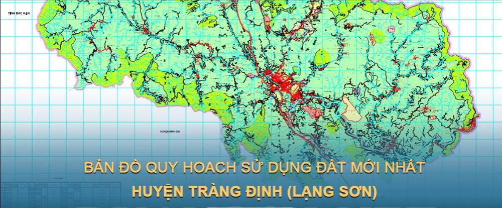 Bản đồ quy hoạch sử dụng đất huyện Tràng Định (Lạng Sơn) đến năm 2030