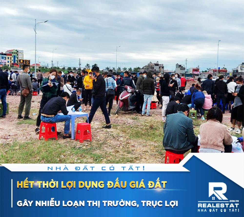 Hết thời lợi dụng đấu giá đất gây nhiễu loạn thị trường, trục lợi