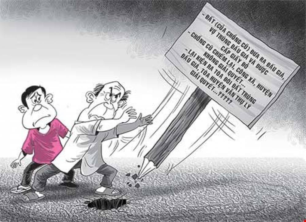 Chiếm lại đất vợ cũ: Dân sự hay hình sự?