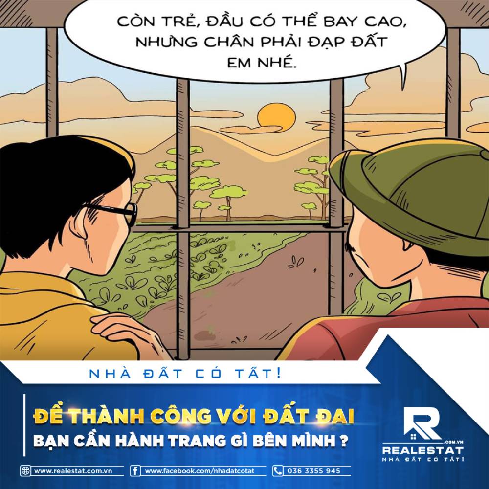 ĐỂ THÀNH CÔNG VỚI ĐẤT ĐAI BẠN CẦN HÀNH TRANG GÌ BÊN MÌNH?