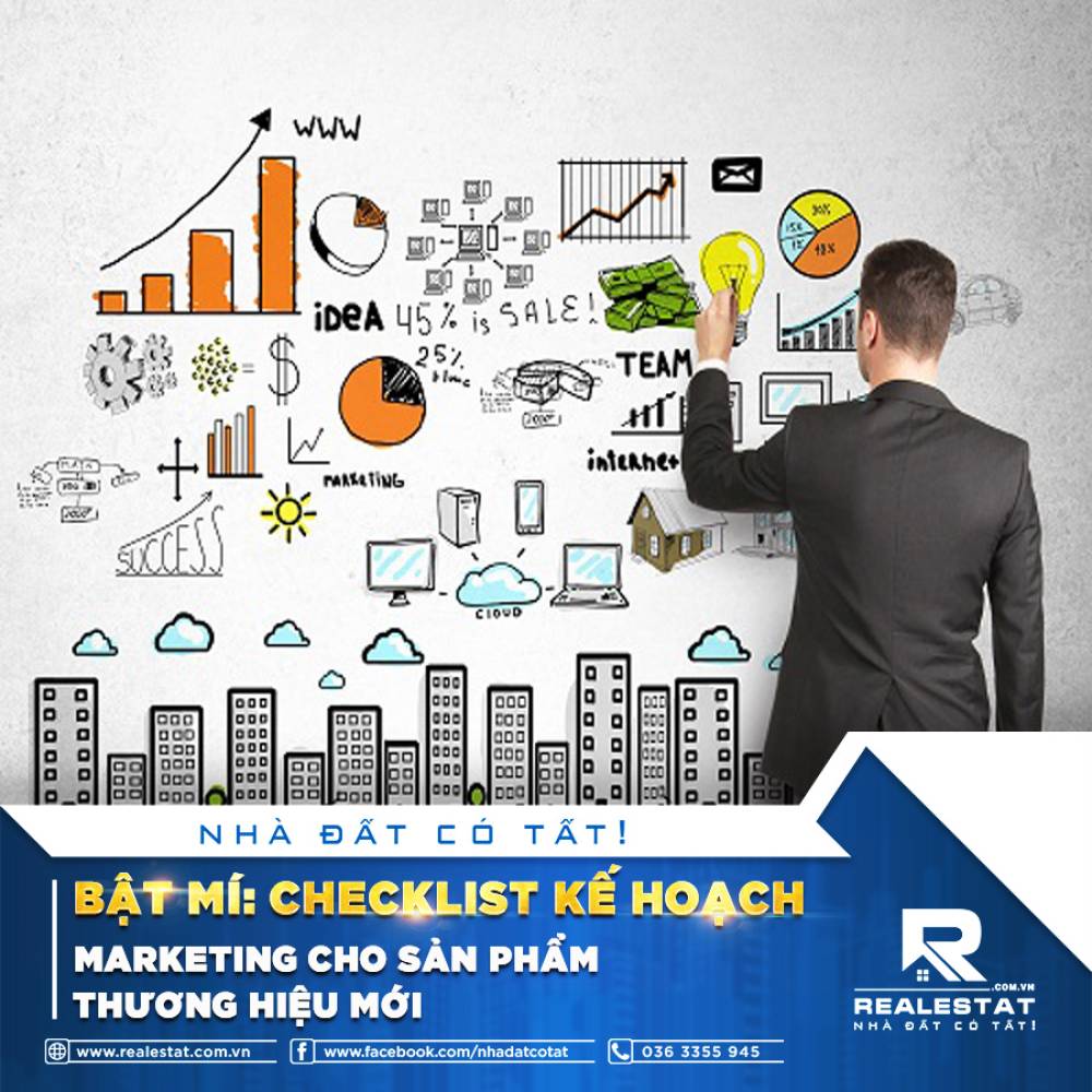 BẬT MÍ: CHECKLIST KẾ HOẠCH MARKETING CHO SẢN PHẨM, THƯƠNG HIỆU MỚI
