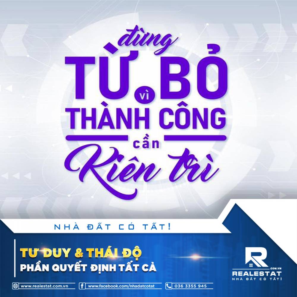 Nhà Môi Giới Bất Động Sản Cần Hiểu Rõ TƯ DUY & THÁI ĐỘ - PHẦN QUYẾT ĐỊNH TẤT CẢ