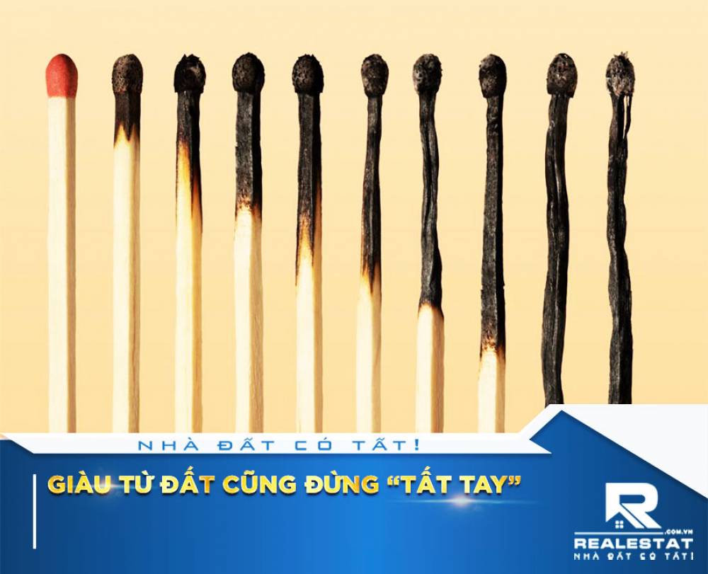 Giàu từ đất cũng đừng “tất tay”
