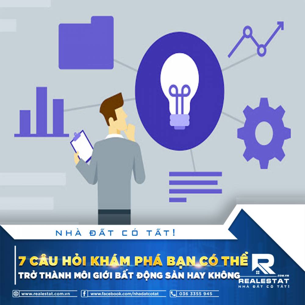 7 CÂU HỎI KHÁM PHÁ BẠN CÓ THỂ TRỞ THÀNH MÔI GIỚI BẤT ĐỘNG SẢN HAY KHÔNG?