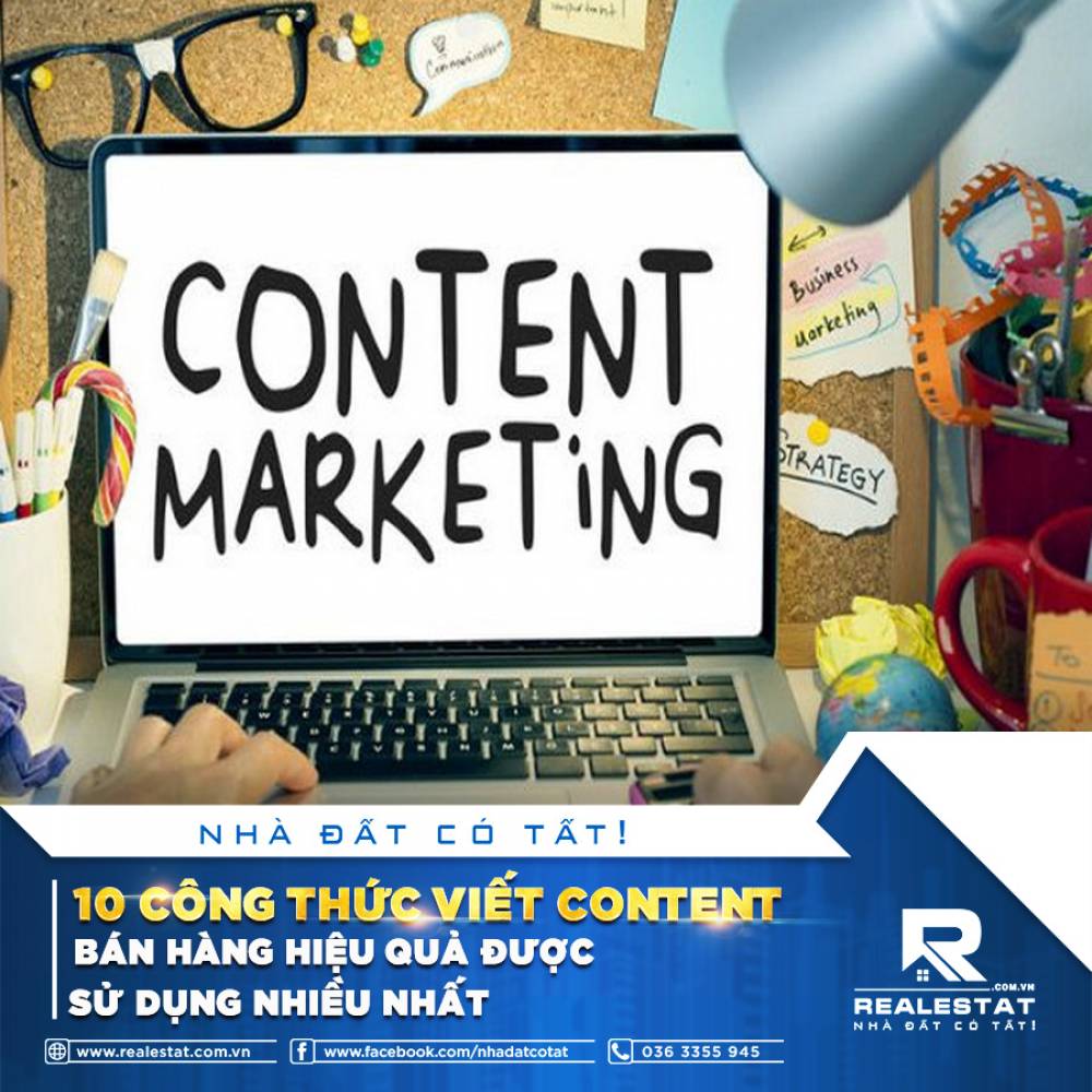 10 CÔNG THỨC VIẾT CONTENT BÁN HÀNG HIỆU QUẢ ĐƯỢC SỬ DỤNG NHIỀU NHẤT