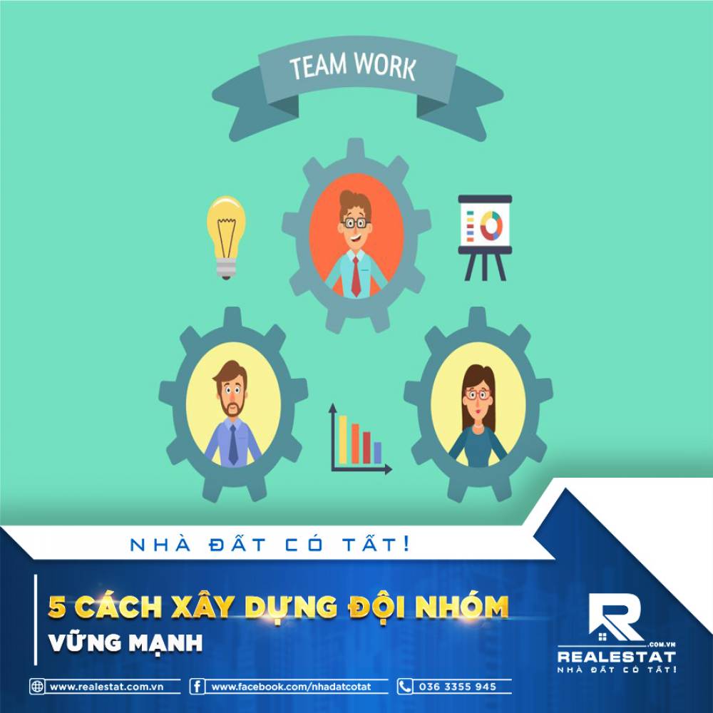 5 CÁCH XÂY DỰNG ĐỘI NHÓM VỮNG MẠNH