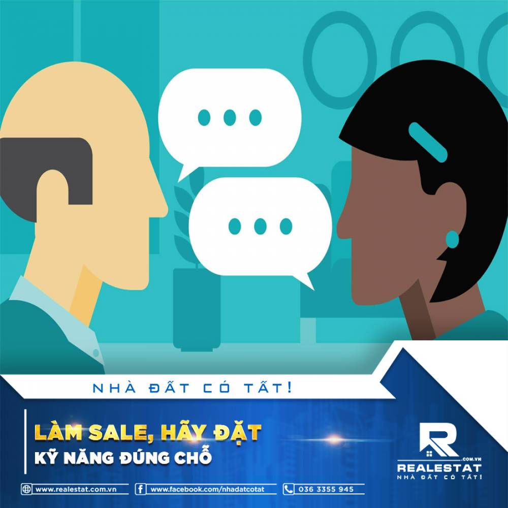 LÀM SALE, HÃY ĐẶT KỸ NĂNG ĐÚNG CHỖ