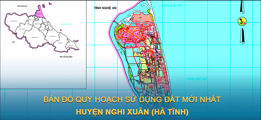 Bản đồ quy hoạch sử dụng đất huyện Nghi Xuân (Hà Tĩnh) đến năm 2030