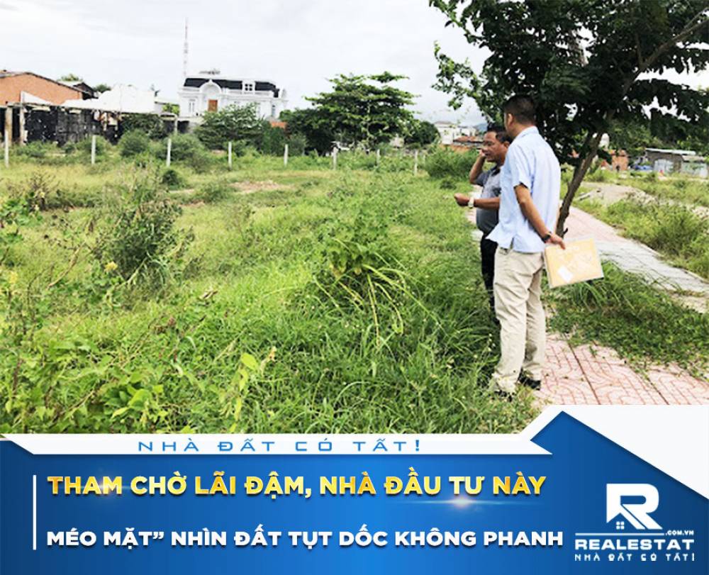 Tham chờ lãi đậm, nhà đầu tư này “méo mặt” nhìn đất tụt dốc không phanh