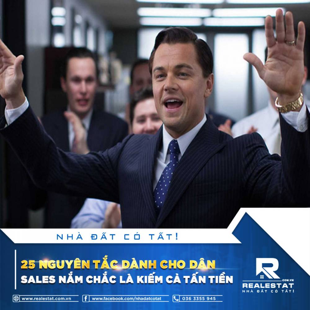 25 NGUYÊN TẮC DÀNH CHO DÂN SALES: NẮM CHẮC LÀ KIẾM CẢ TẤN TIỀN