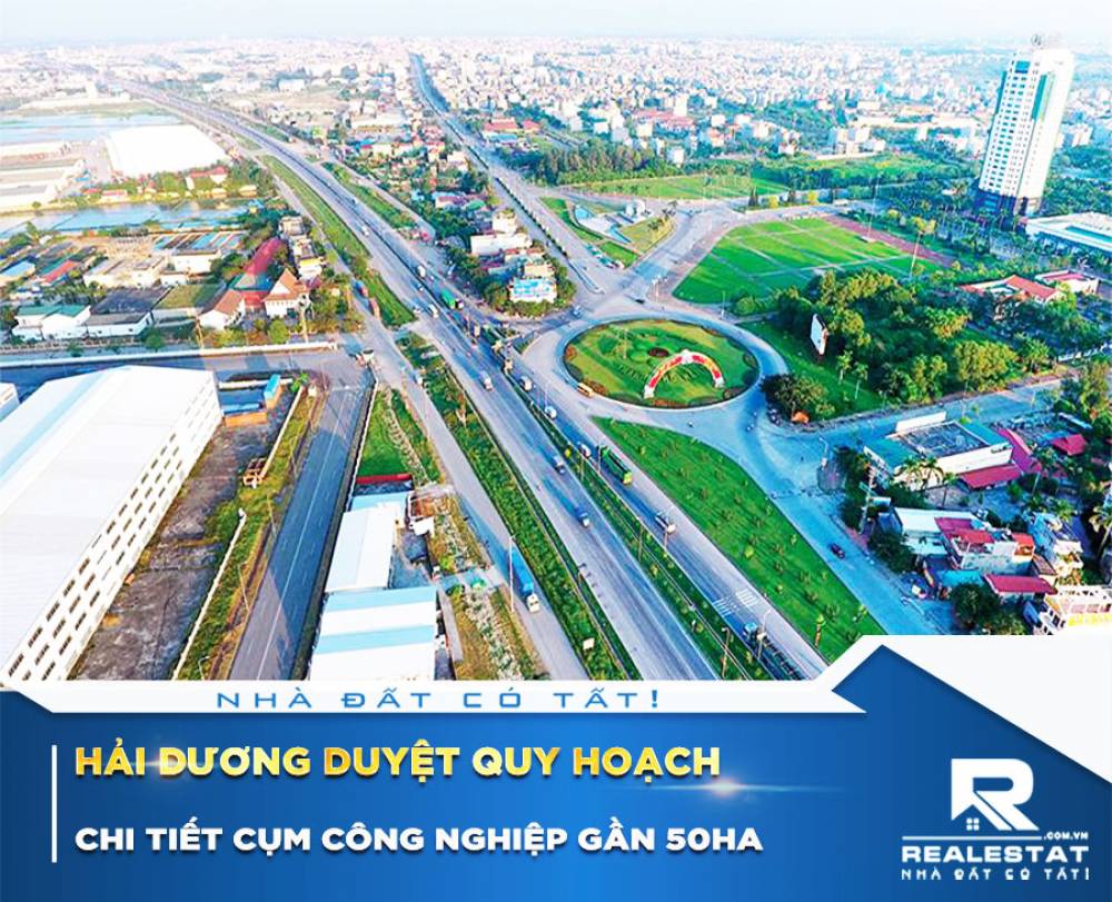 Hải Dương duyệt quy hoạch chi tiết cụm công nghiệp gần 50ha