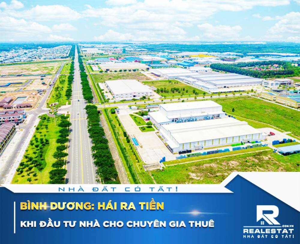 Bình Dương: Hái ra tiền khi đầu tư nhà cho chuyên gia thuê
