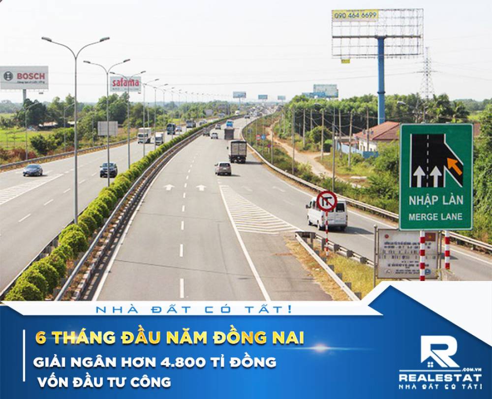 6 tháng đầu năm, Đồng Nai giải ngân hơn 4.800 tỉ đồng vốn đầu tư công