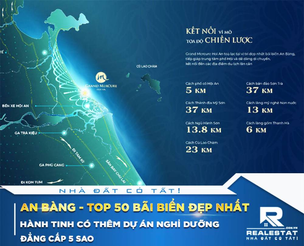 An Bàng - top 50 bãi biển đẹp nhất hành tinh có thêm dự án nghỉ dưỡng đẳng cấp 5 sao