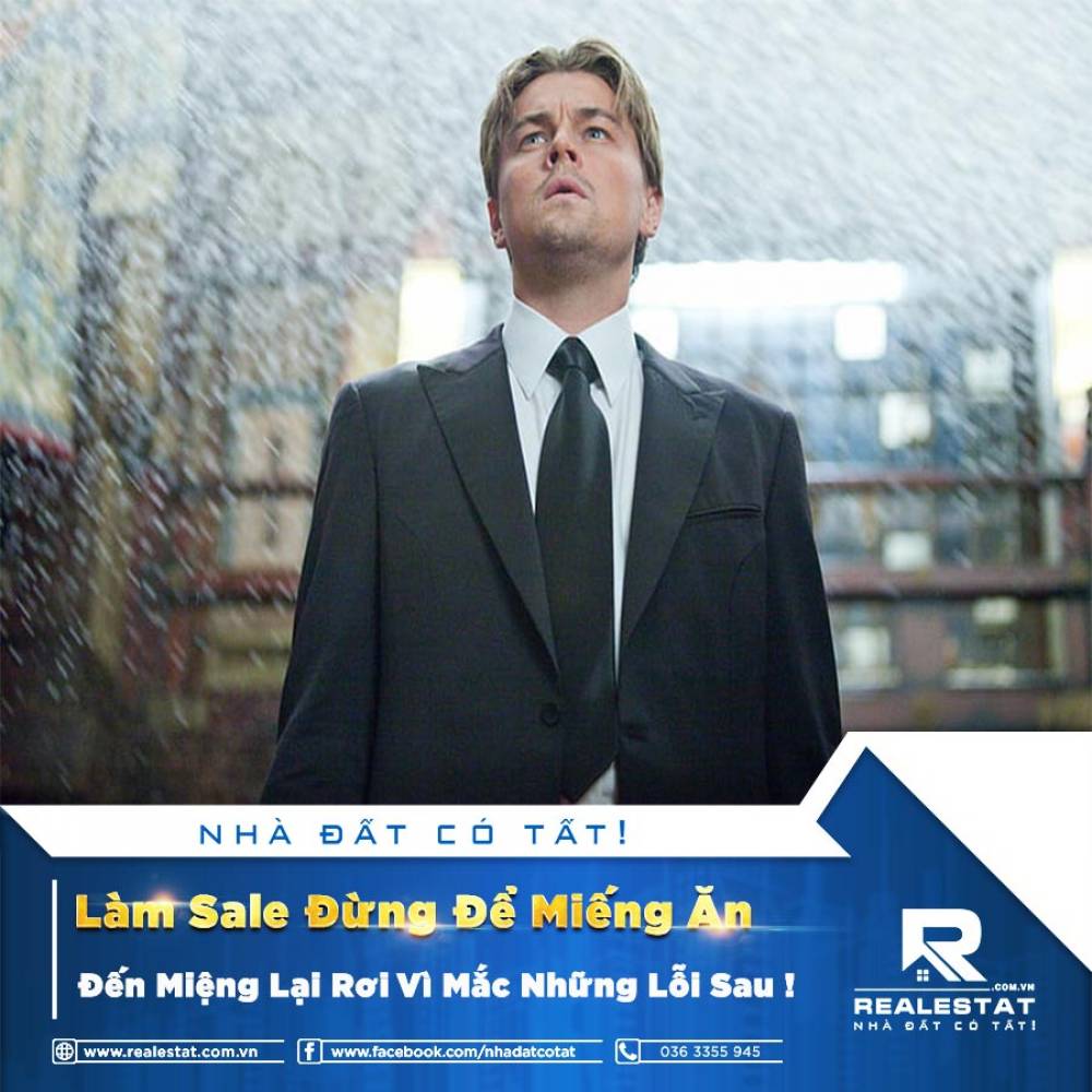 LÀM SALE ĐỪNG ĐỂ MIẾNG ĂN ĐẾN MIỆNG LẠI RƠI VÌ MẮC NHỮNG LỖI SAU !