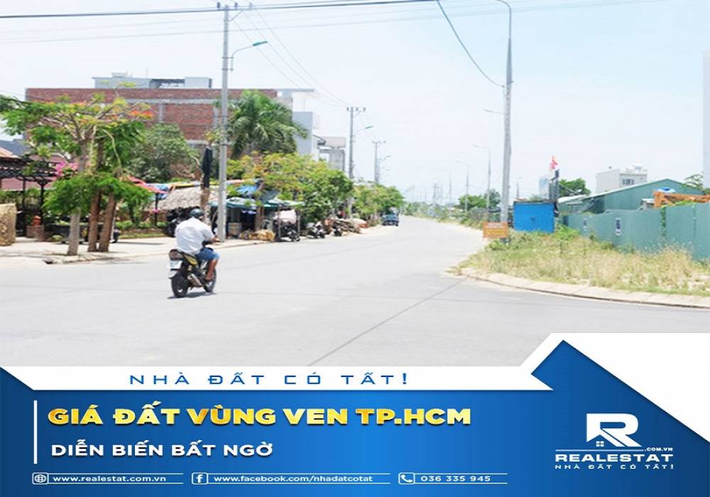 Diễn biến bất ngờ giá đất vùng ven Tp.HCM