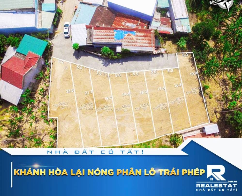Khánh Hòa lại nóng phân lô trái phép