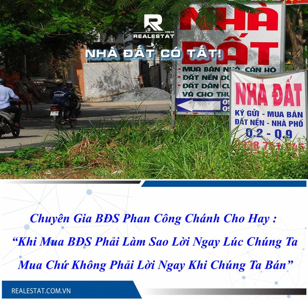 Làm thế nào để mua bất động sản lời ngay lúc mua?