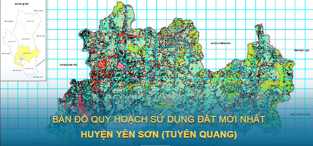 Bản đồ quy hoạch sử dụng đất huyện Yên Sơn 2030