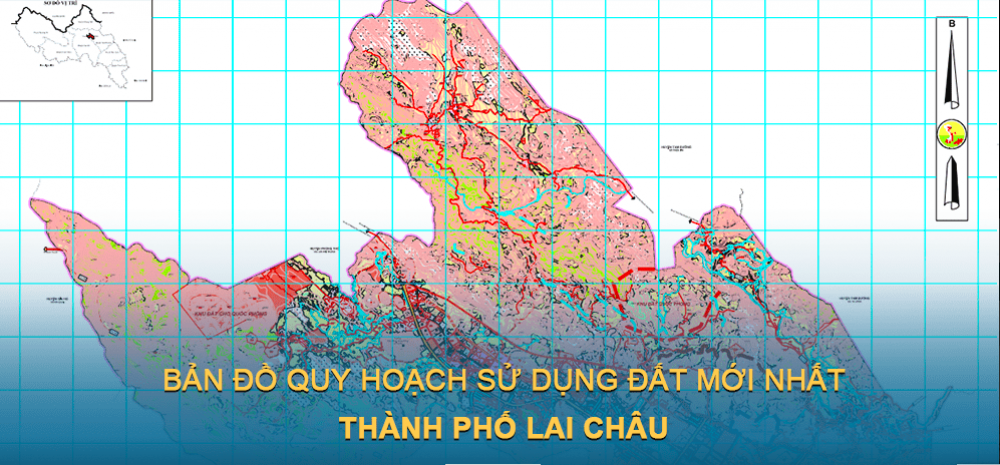 Bản đồ quy hoạch sử dụng đất Thành phố Lai Châu (Lai Châu) đến năm 2030