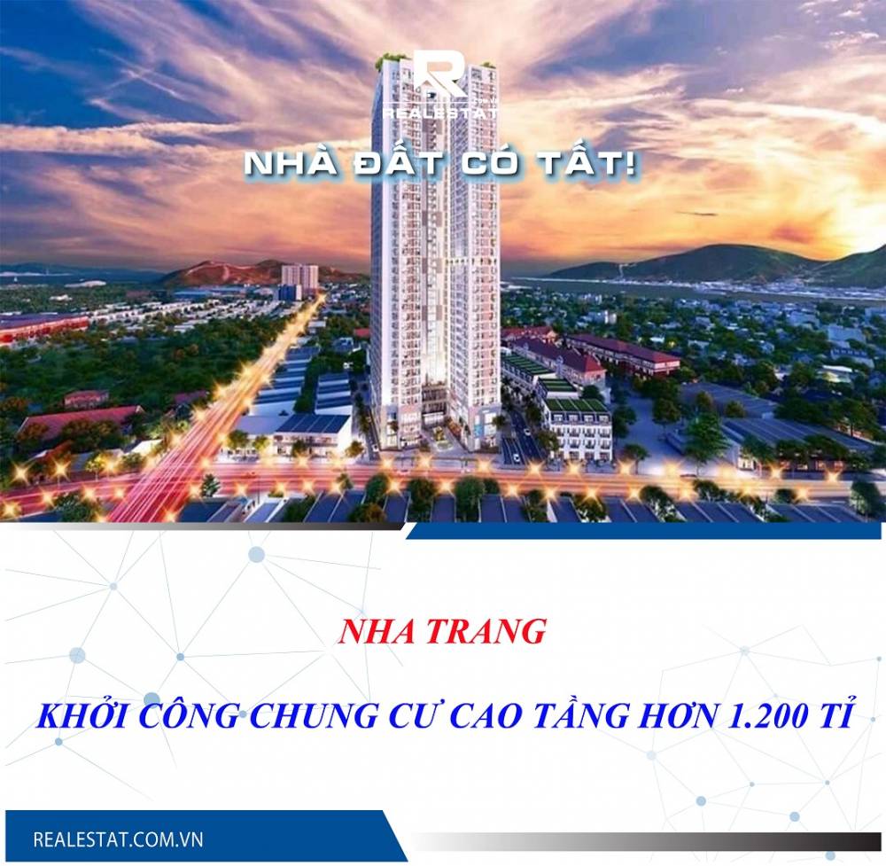 Nha Trang khởi công chung cư cao tầng hơn 1.200 tỉ