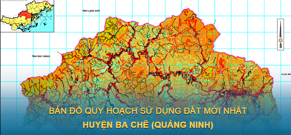 Bản đồ quy hoạch sử dụng đất huyện Ba Chẽ 2030