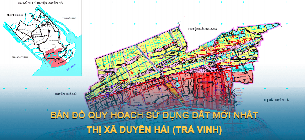 Bản đồ quy hoạch sử dụng đất Thị xã Duyên Hải 2021