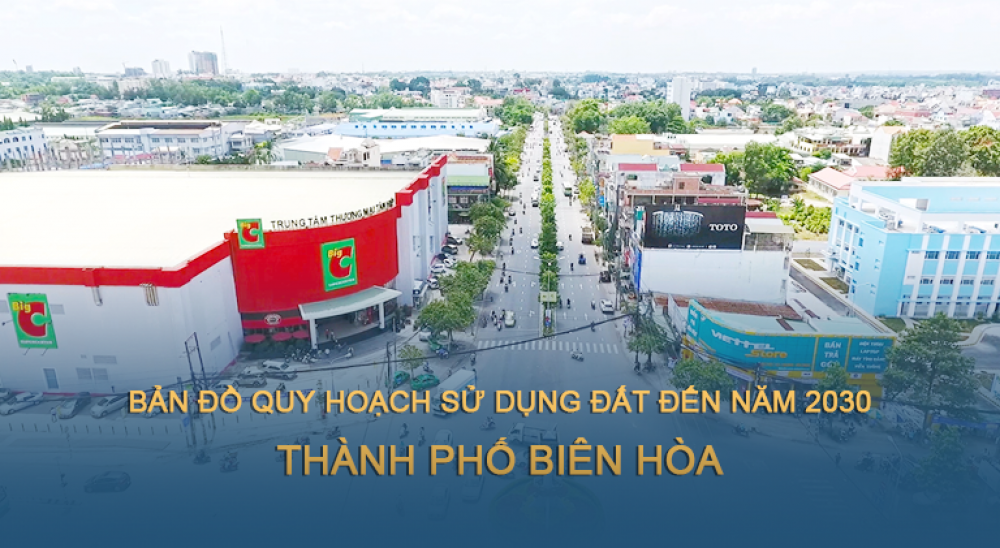 Bản đồ quy hoạch sử dụng đất TP Biên Hòa 2030
