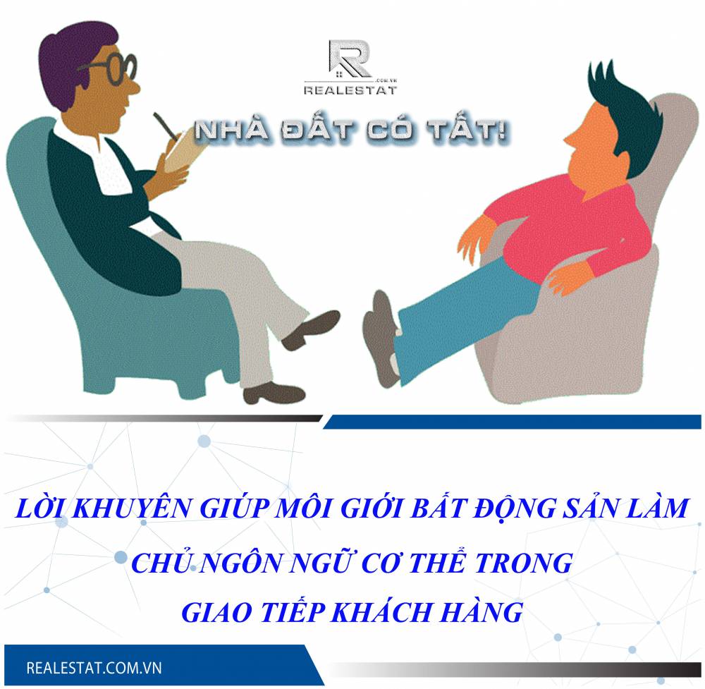 Lời khuyên giúp môi giới bất động sản làm chủ ngôn ngữ cơ thể trong giao tiếp khách hàng