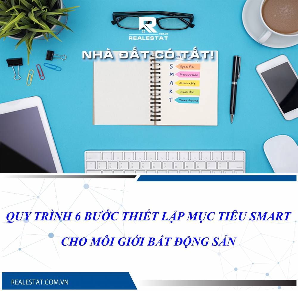 Quy trình 6 bước thiết lập mục tiêu SMART cho môi giới bất động sản