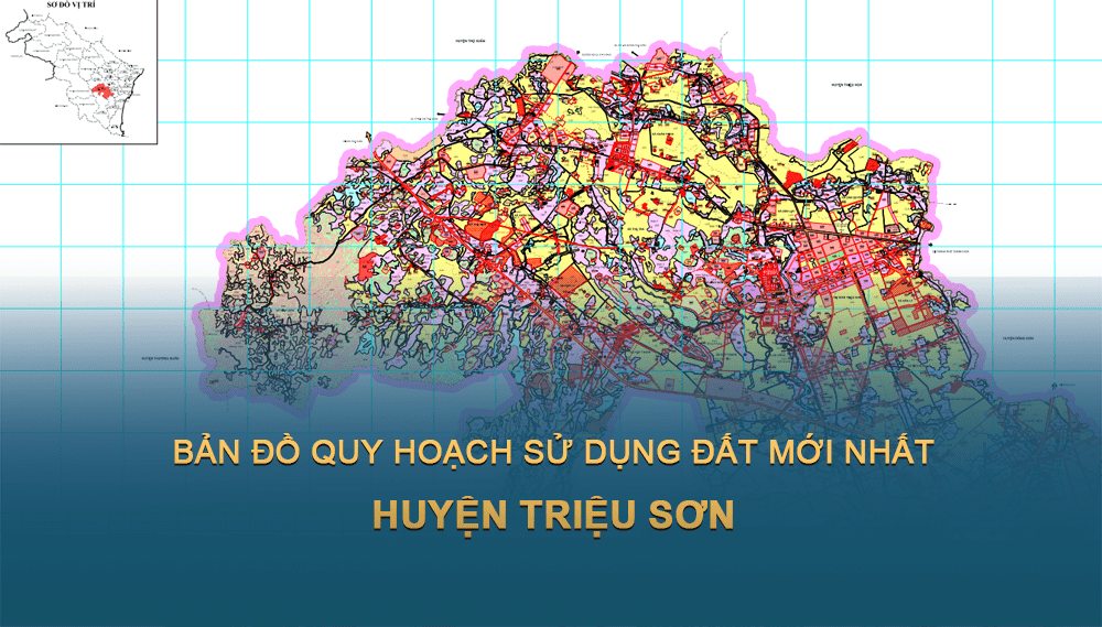 Bản đồ quy hoạch sử dụng đất huyện Triệu Sơn 2030