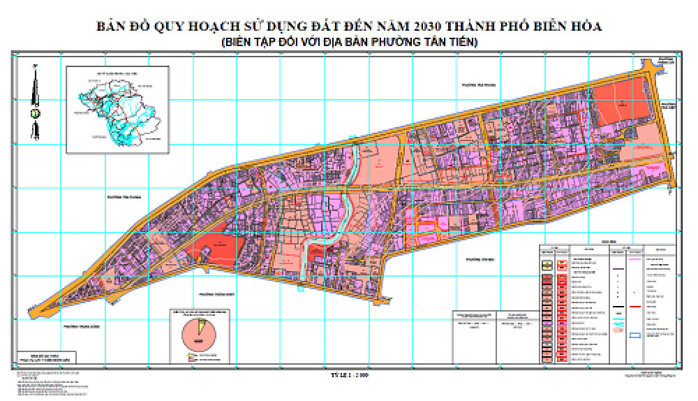 Bản Đồ Quy Hoạch Phường Tân Tiến 2030