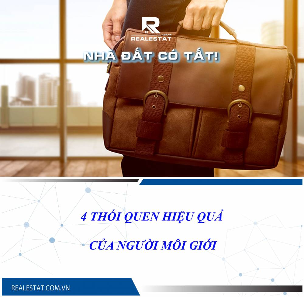4 thói quen hiệu quả của người môi giới
