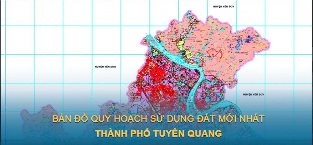 Bản đồ quy hoạch sử dụng đất Thành phố Tuyên Quang 2030