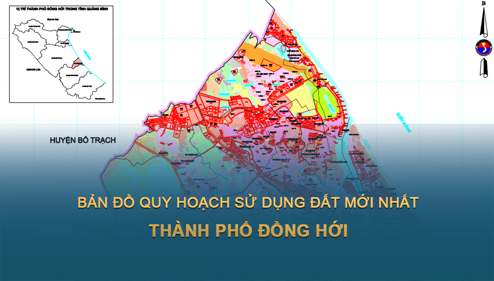 Bản đồ quy hoạch sử dụng đất TP Đồng Hới 2030
