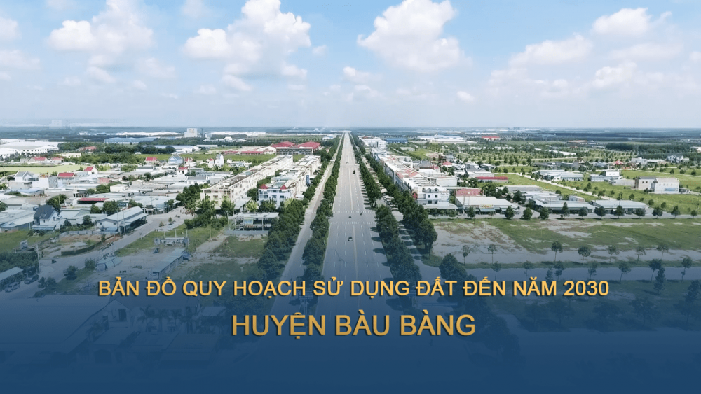 Bản đồ quy hoạch sử dụng đất huyện Bàu Bàng đến năm 2030
