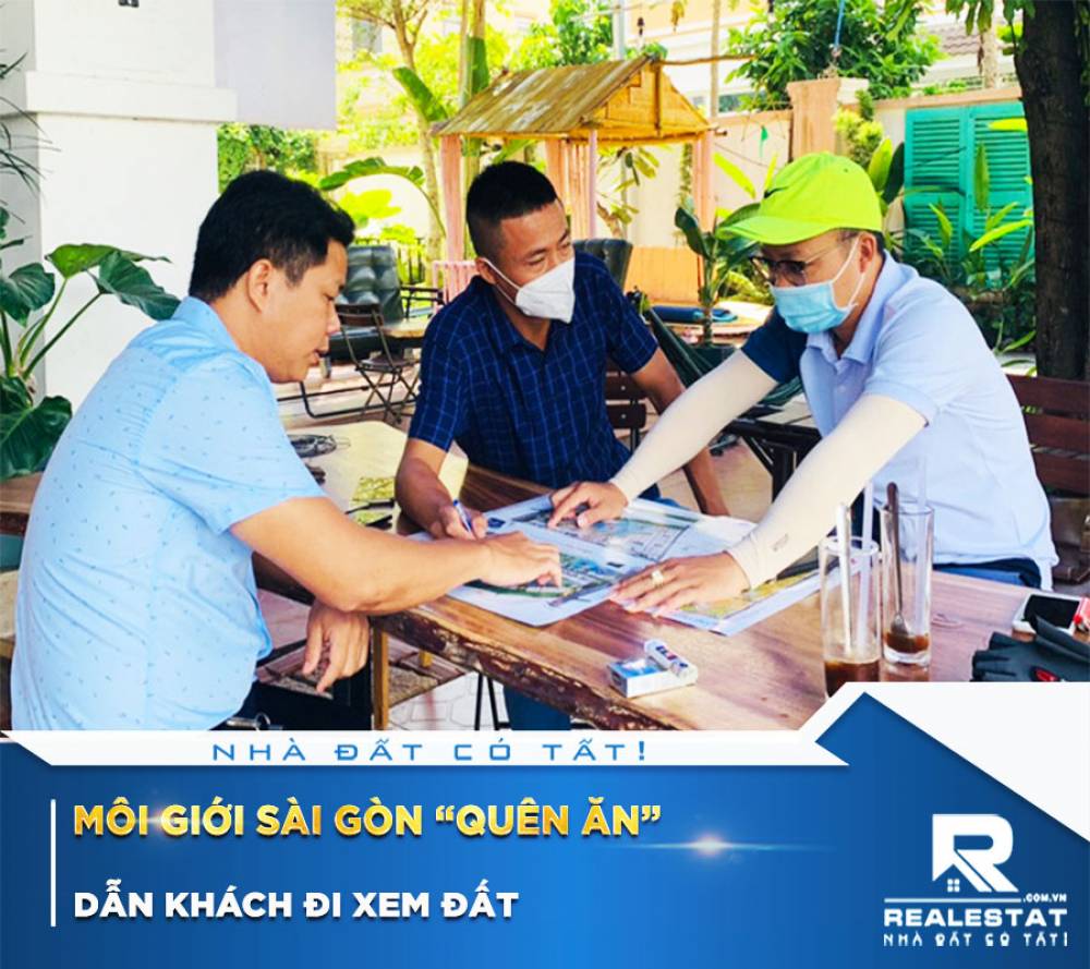 Môi giới Sài Gòn “quên ăn” dẫn khách đi xem đất