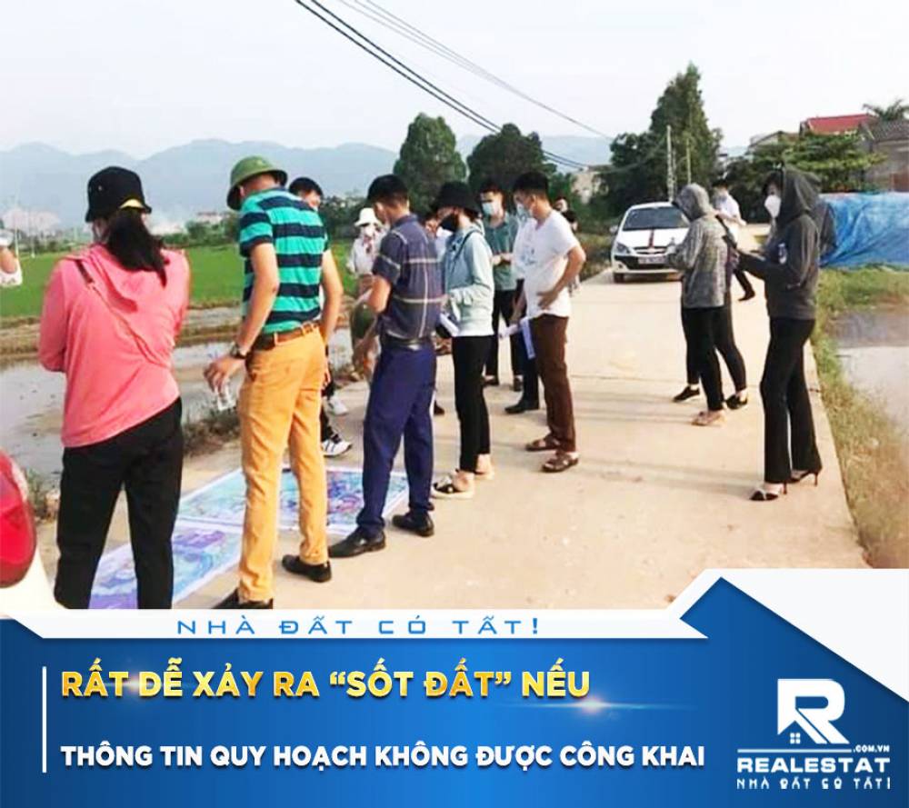 Rất dễ xảy ra “sốt đất” nếu thông tin quy hoạch không được công khai