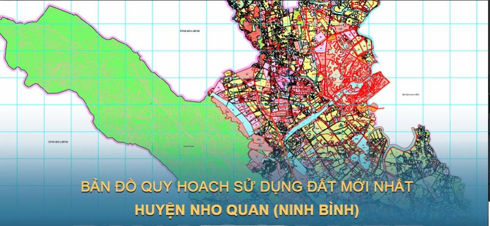 Bản đồ quy hoạch sử dụng đất huyện Nho Quan mới nhất